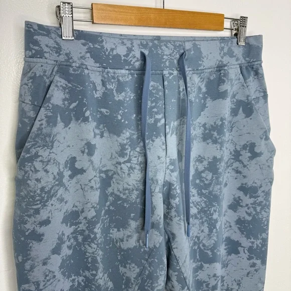 LULULEMON Men’s Blue Tie Dye City Sweat Jogger Sweatpants